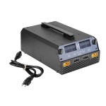 EV-PEAK U4-HP 2400W/25A DUAL Channels Intelligent Balance Charger 100V-240V  Drone Battery Charger Agriculture Drone Racing